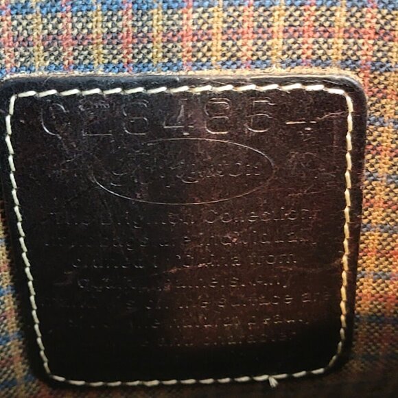 Brighton Leather Two Tone Bucket Shoulder Bag with Braided Straps - Picture 4 of 11